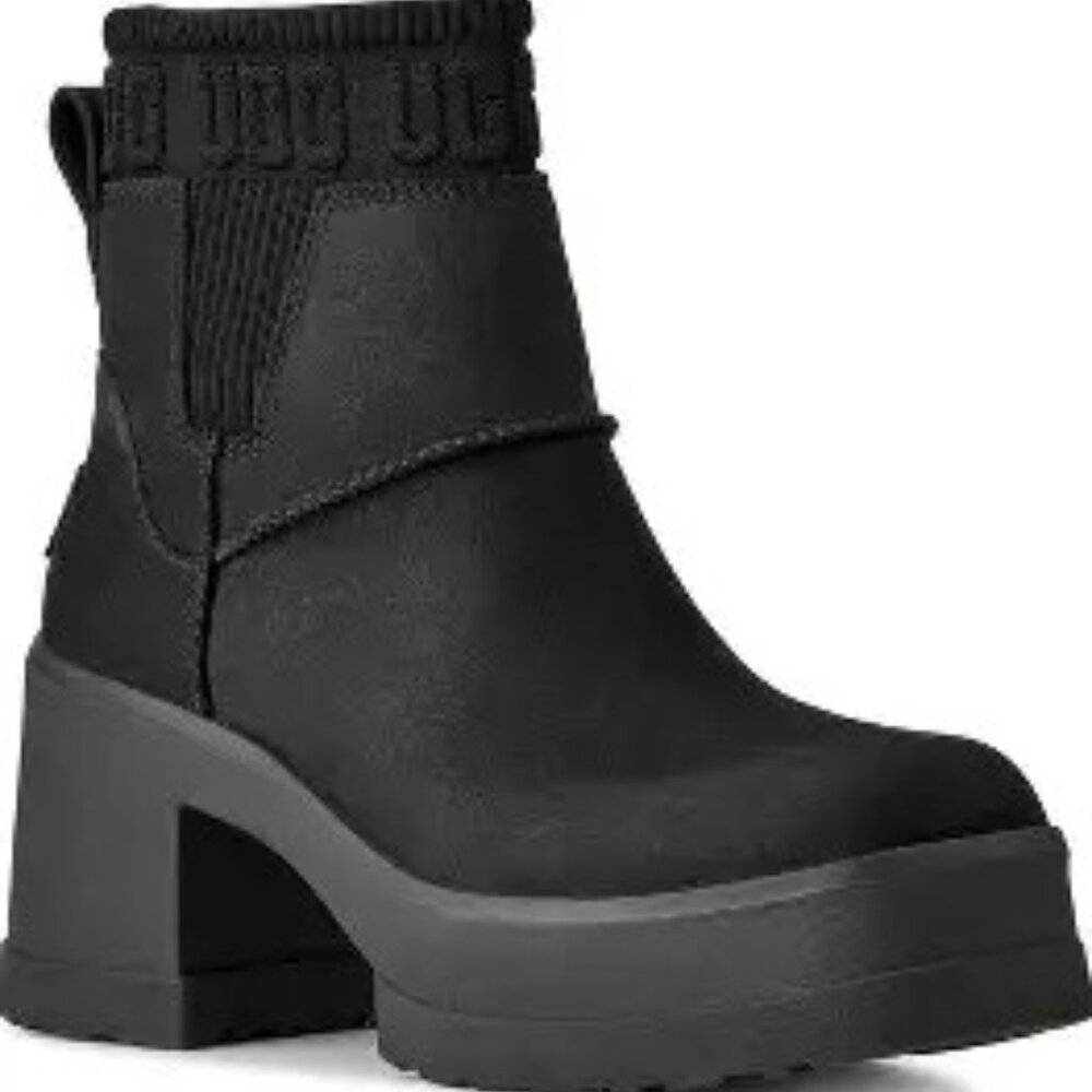 Ugg $180 Women's Moxy Chelsea Black Sz 9 NIB!